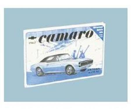 Camaro Owner's Manual, Glove Box, 1967