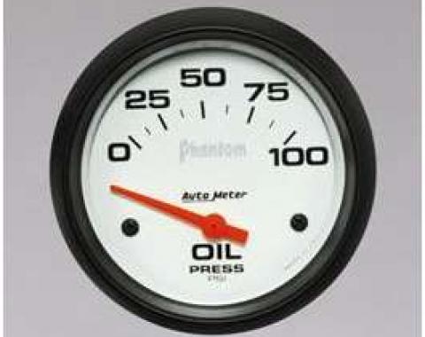 Camaro Oil Pressure Gauge, Phantom, AutoMeter