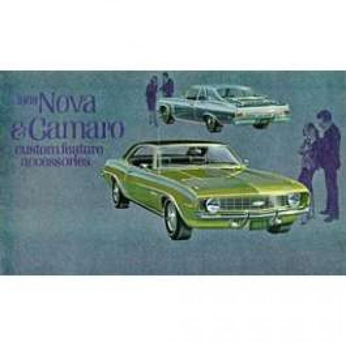 Camaro Custom Feature Accessories Booklet, 1969