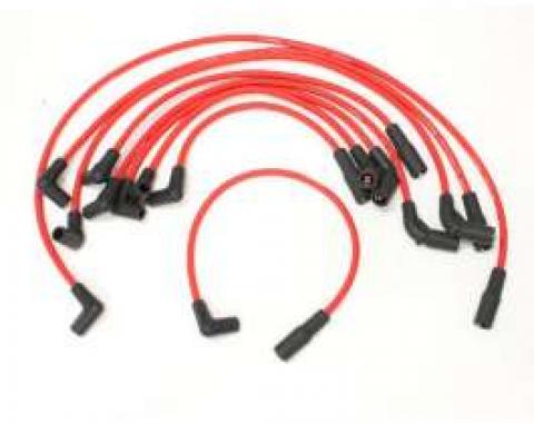 Camaro High Performance Flame Thrower Spark Plug Wires, Red, 1993-1997