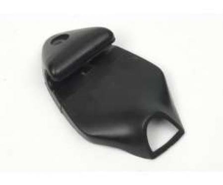 Camaro Inside Rear View Mirror Bracket Boot, Coupe, Black, 1967