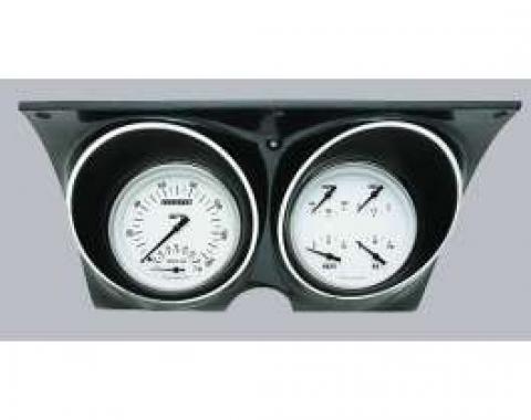 Camaro Updated Gauge Kit, With White Dials & Black Numbers/Needles, Classic Instruments, 1967-1968