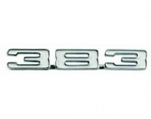 Camaro Fender Emblem, 383, 1968