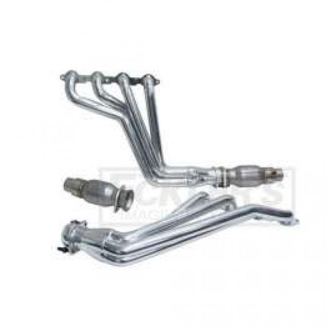 Camaro LS3 BBK 1-3/4 Full-Length 304 Polished Ceramic Headers With High-Flow Cats, 2010-2012