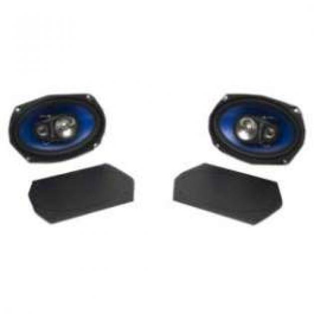 Camaro Radio Speakers, Rear Package Shelf, 200 Watt, 6 x 9,Custom