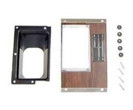 Camaro Console Shifter Plate Kit, Manual Transmission, 4-Speed, 1969