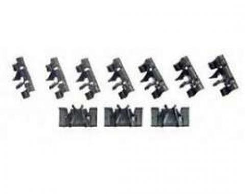 Camaro Pinchweld Molding Clips, Rear, Convertible Top, 1967-1969