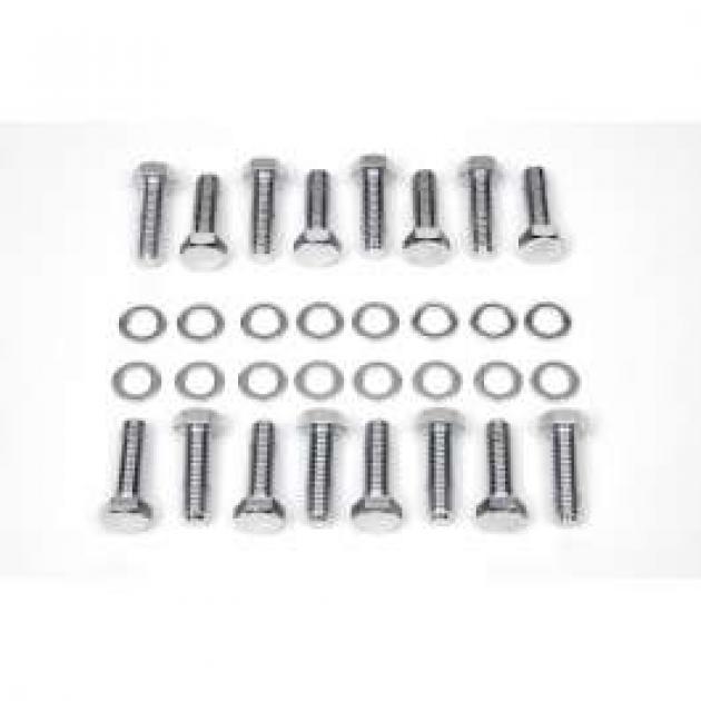 Camaro Intake Manifold Bolt Set, Big Block, Chrome, 19671969 Camaro Depot