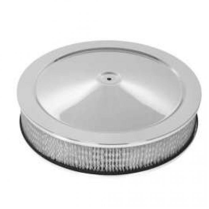 Camaro Air Cleaner, Round Chrome, 14 X 3