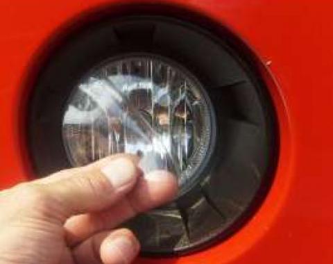 Camaro Fog Light Protector, Static Cling, 2010-2013