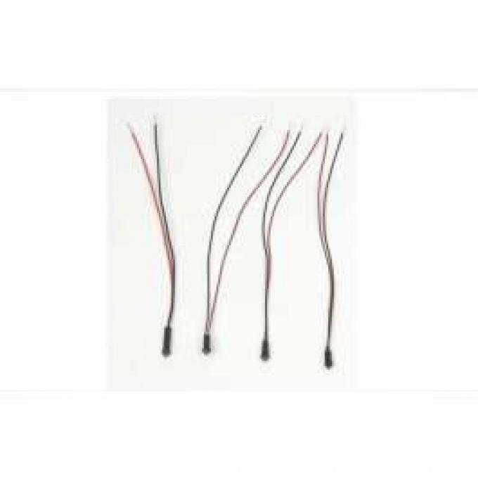 Camaro Custom Dash Turn Signal & High Beam Headlight LED Indicator Wiring Harness, 1967-1992