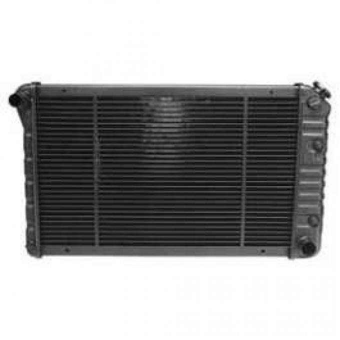 Camaro Radiator, Copper 3 Core, For Cars With Manual Transmission & Air Conditioning, U.S. Radiator, 1980-1981