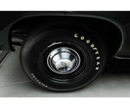 Camaro Tire, F70 x 14 Goodyear Polyglas, With Raised White Letters, 1967-1969