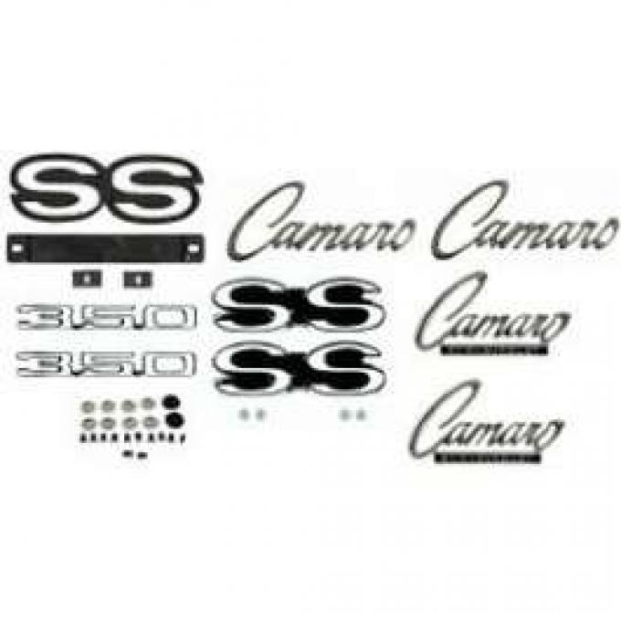Camaro Emblem Kit, For Super Sport (SS) With 350ci & Rally Sport (RS) Package, 1968