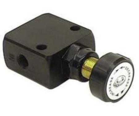 Camaro Brake Proportioning Valve, Adjustable, Black, SSBC, 1967-1969