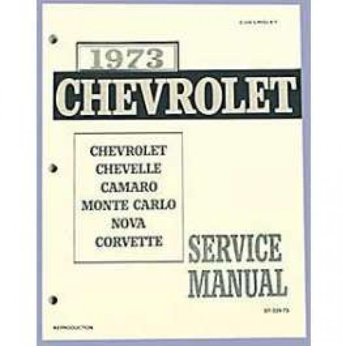 Camaro Service & Shop Manual, 1973