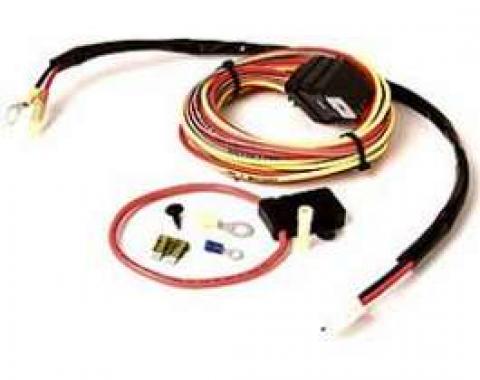 Camaro Cooling Fan Relay Wiring Harness, For Dual Fans, Be Cool, 1970-1992