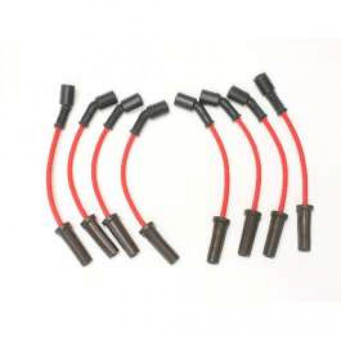 Camaro High Performance Flame Thrower Spark Plug Wires, Red, 2010-2013