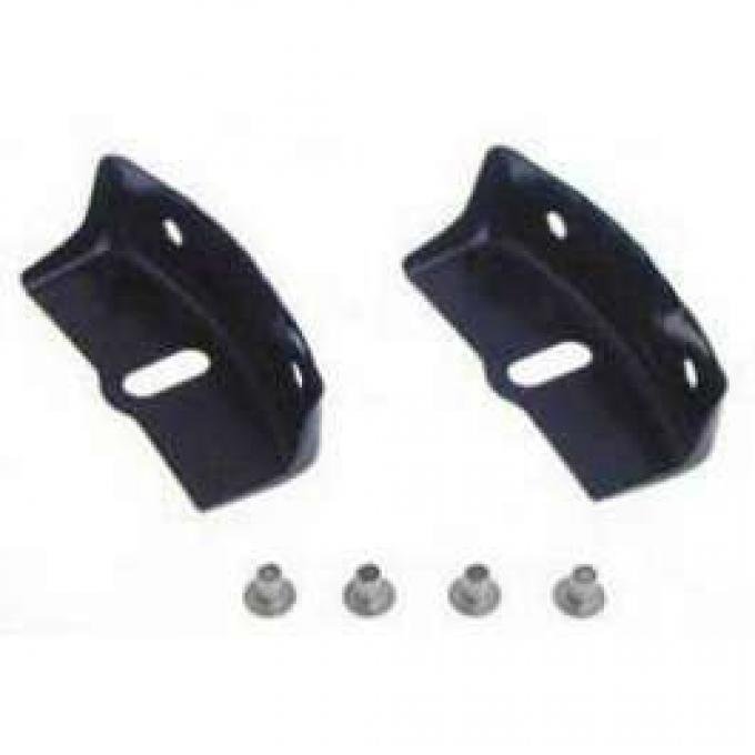 Camaro Grille End Mounting Bracket Set, With Rivets, 1968