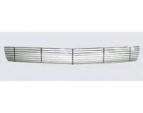 Camaro Black Powder Coated Grille, Polished Aluminum, SS, Lower Valance, 2010-2011