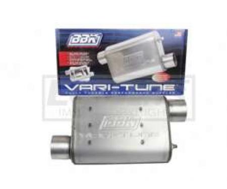 Camaro BBK 3 Vari-Tune Adjustable Aluminized Steel Performance Muffler, Offset