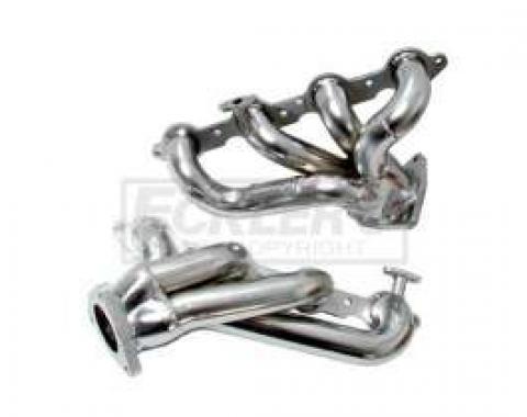 Camaro LS1 BBK 1-3/4 Shorty Chrome Tuned Length Exhaust Headers, 2001-2002