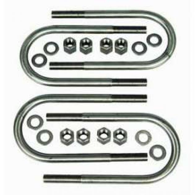 Camaro Rear Axle UBolt Set, Stainless Steel, Detroit Speed