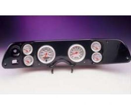 Camaro Dash Panel, With 6 AutoMeter Ultra Lite Gauges, Carbon Fiber, 1970-1978