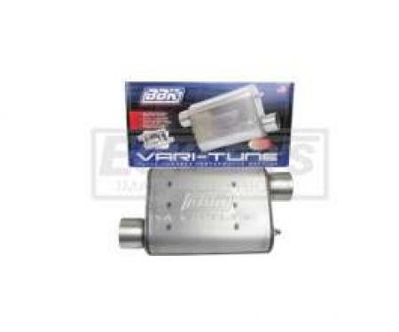 Camaro BBK 3 Vari-Tune Adjustable Stainless Steel Performance Muffler, Offset