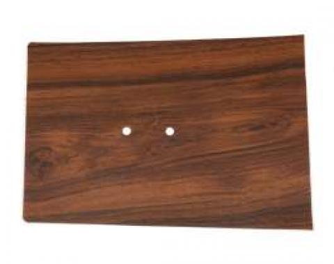 Camaro Console Forward Panel Plate Insert, Rosewood, 1969