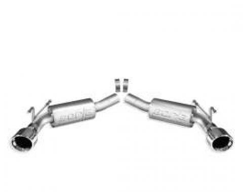 2 Borla Exhaust Vinyl Decals – White 5.5x2 Inch – Oracal Glossy Waterproof