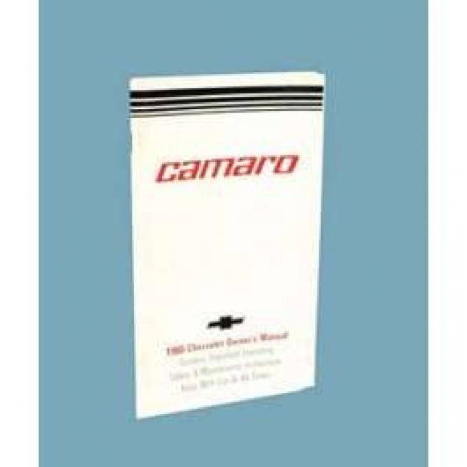 Camaro Owner's Manual, 1980