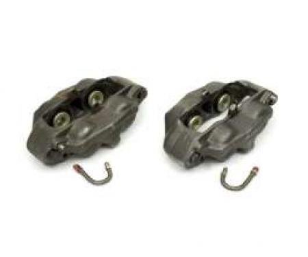 Camaro Disc Brake Caliper Assemblies, Four-Piston, Left & Right Front, 1967-1968