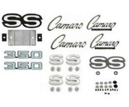 Camaro Emblem Kit, For Rally Sport (RS)/Super Sport (SS) With 350ci, 1969
