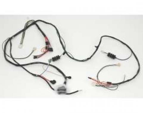 Camaro Front Lighting Wiring Harness, V8, For Cars With Gauges, 1968