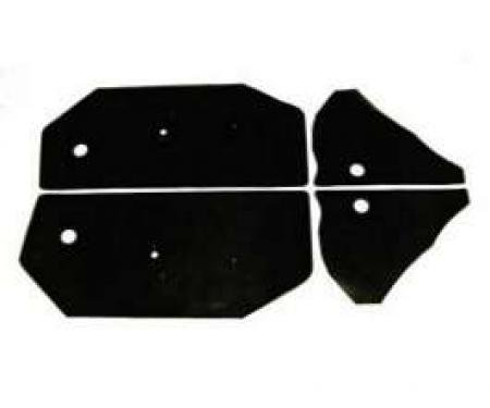 Camaro Door & Rear Side Panel Watershield Set, Coupe, 1968-1969