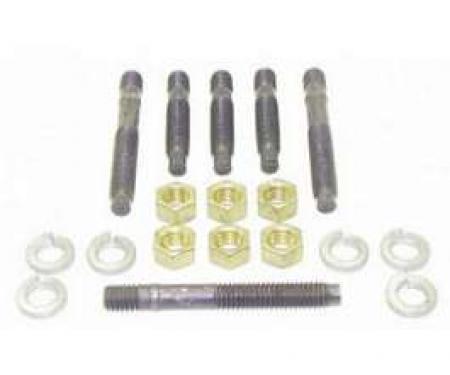 Camaro Exhaust Manifold Stud Set, Small Or Big Block, Steel, 1967-1992