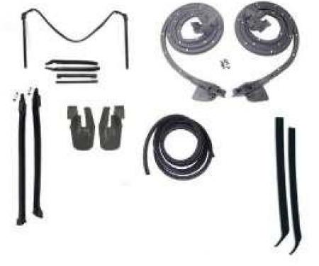 Camaro Convertible Top & Body Weatherstrip Kit, 1968-1969