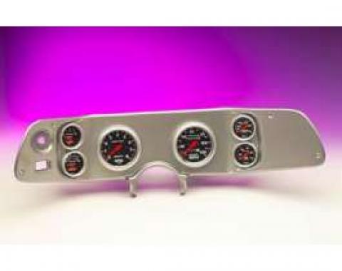 Camaro Dash Panel, With 6 AutoMeter Sport Comp II Gauges, Aluminum, 1970-1978