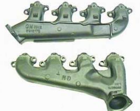 Camaro Exhaust Manifolds, Big Block, With Smog Fittings, 1967-1969