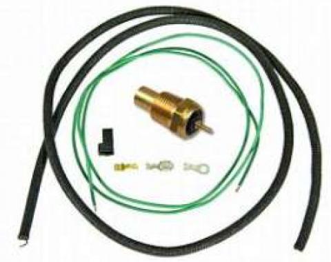 Camaro Coolant Temperature Sending Unit & Wiring Kit, For Cars With Gauges, 1968