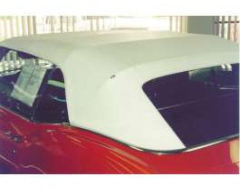 Camaro Convertible Top, With Plastic Zippered Window, Black, 1967-1969