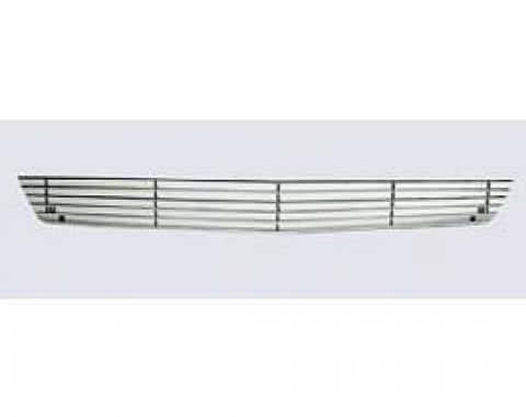 Camaro Billet Grille Overlay, Polished Aluminum, V6, Lower Valance, 2010-2011