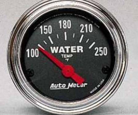 Camaro Water Temperature Gauge, Chrome, AutoMeter