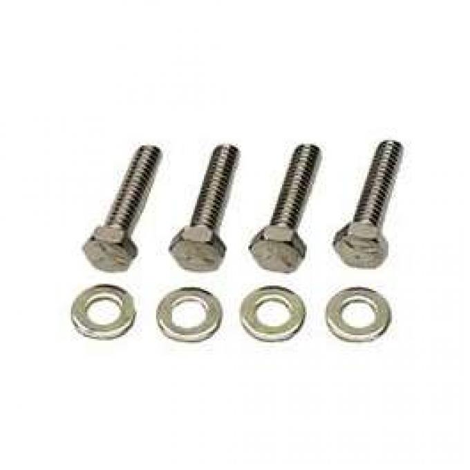 Camaro Valve Cover Bolt Set, 1/4-20 x 1 Long, Chrome, 1967-1985