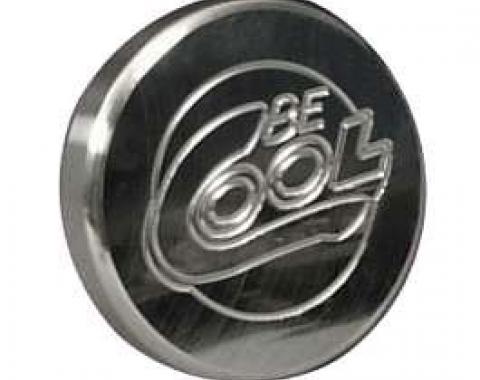 Camaro Radiator Cap, Billet, Round, Polished Finish, Be Cool