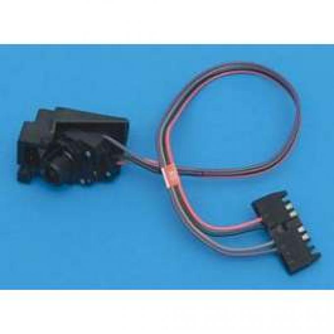 Camaro Windshield Washer Switch, For Cars Without Tilt Column & Delay Wipers, 1982-1983