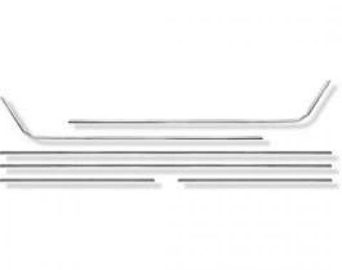 Camaro Deluxe Door Panel Molding Kit Front & Rear, Coupe, 1968-1969