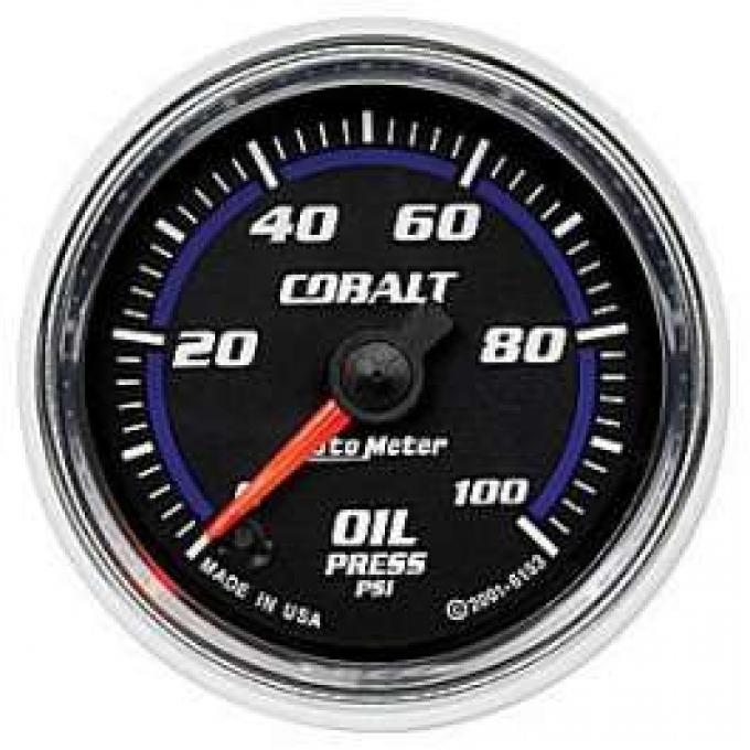 Camaro Oil Pressure Gauge, Cobalt, AutoMeter