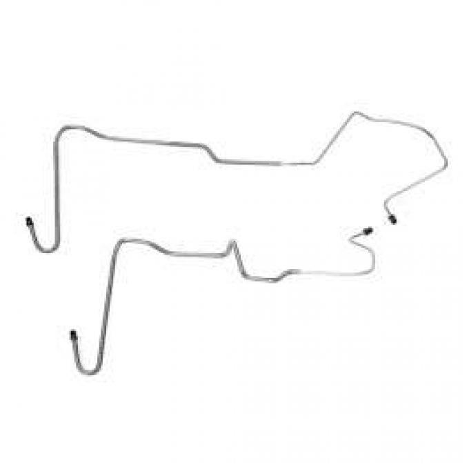 Camaro Rear Axle Brake Lines, For Cars With Disc Brakes, 1982-1983